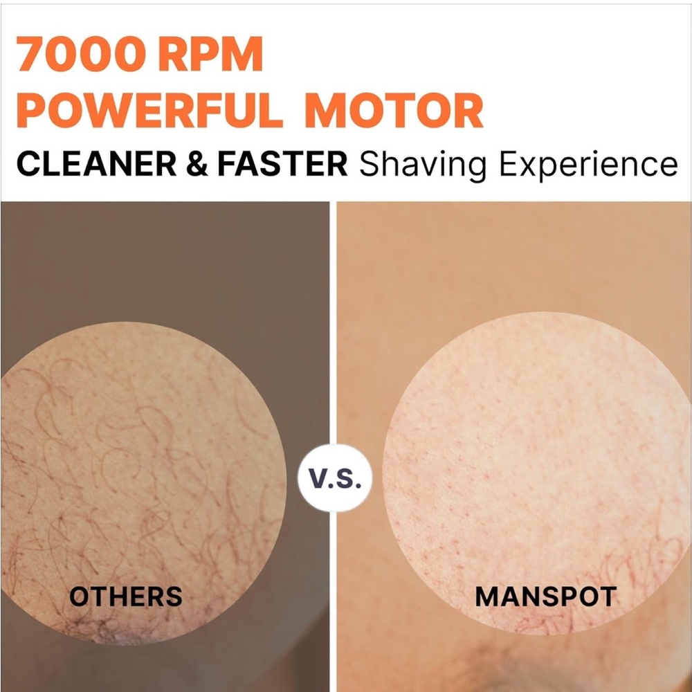 Black Grooming Tool with Ergonomic Design and Rechargeable Feature - Picture 4 of 5